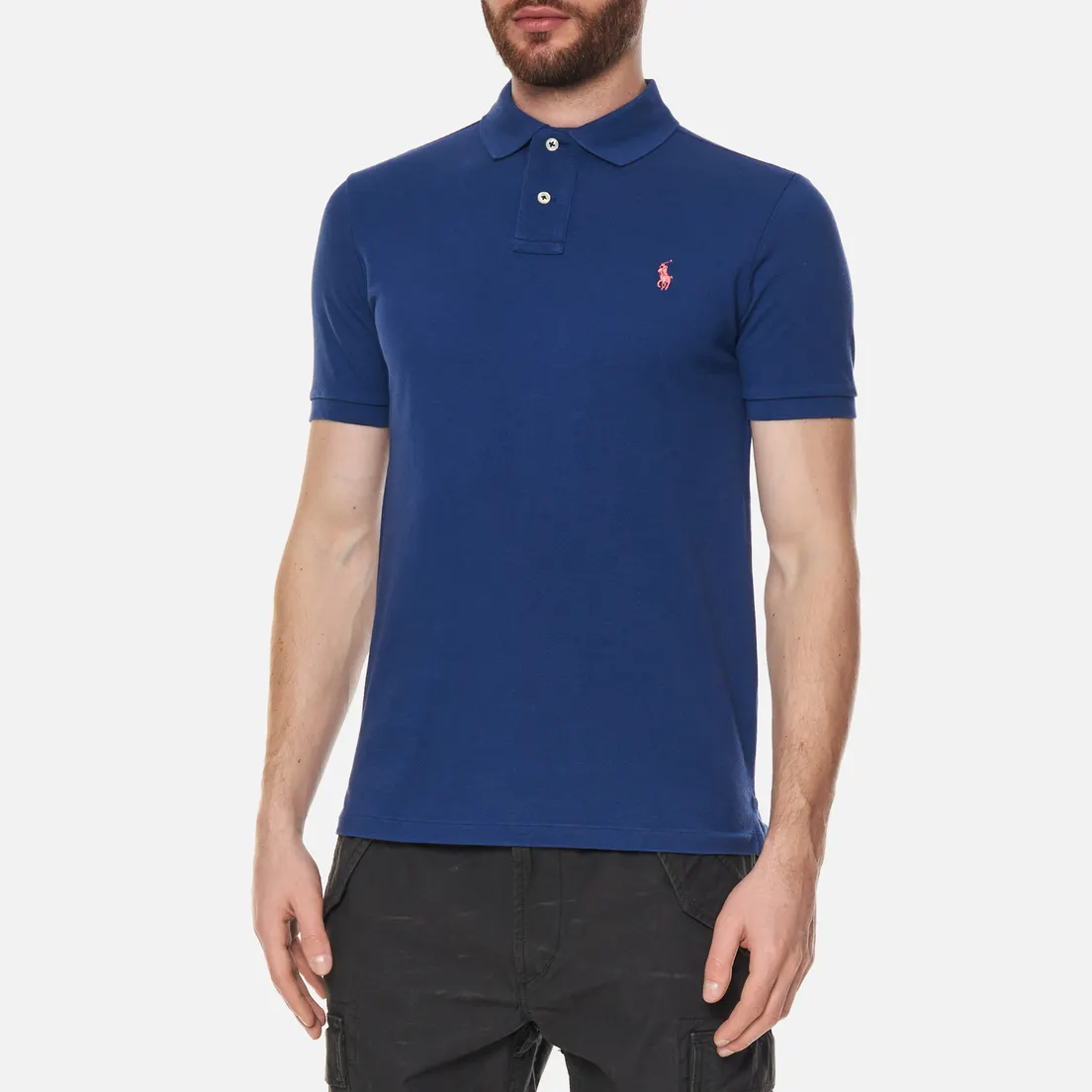 Polo Ralph Lauren Мужское поло Classic Logo Basic Mesh