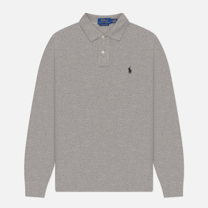 Мужской лонгслив Polo Ralph Lauren Custom Slim Fit Polo Basic Mesh