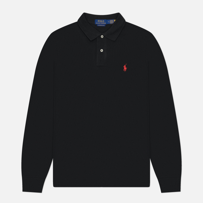Мужской лонгслив Polo Ralph Lauren Custom Slim Fit Polo Basic Mesh