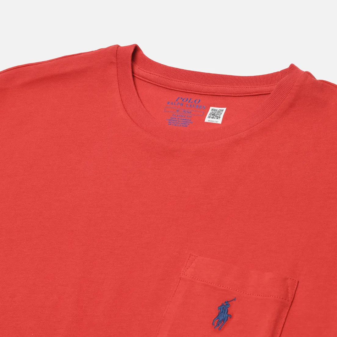 Polo Ralph Lauren Мужская футболка Embroidered Logo Pocket Classic Fit