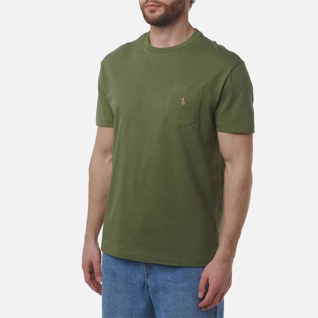 Polo Ralph Lauren Мужская футболка Embroidered Logo Pocket Classic Fit