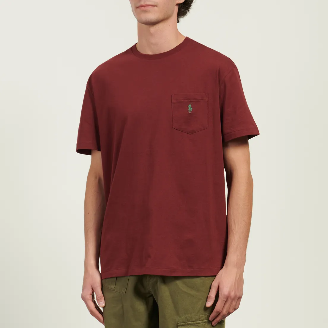 Polo Ralph Lauren Мужская футболка Embroidered Logo Pocket Classic Fit