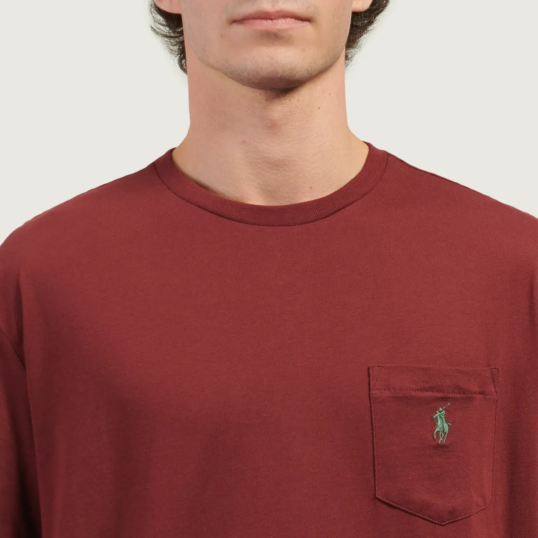 Polo Ralph Lauren Мужская футболка Embroidered Logo Pocket Classic Fit