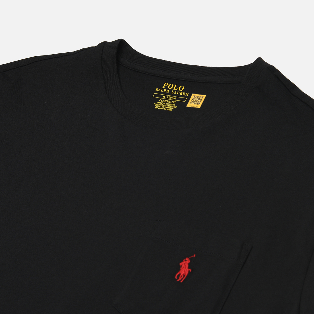 Polo Ralph Lauren Мужская футболка Embroidered Logo Pocket Classic Fit