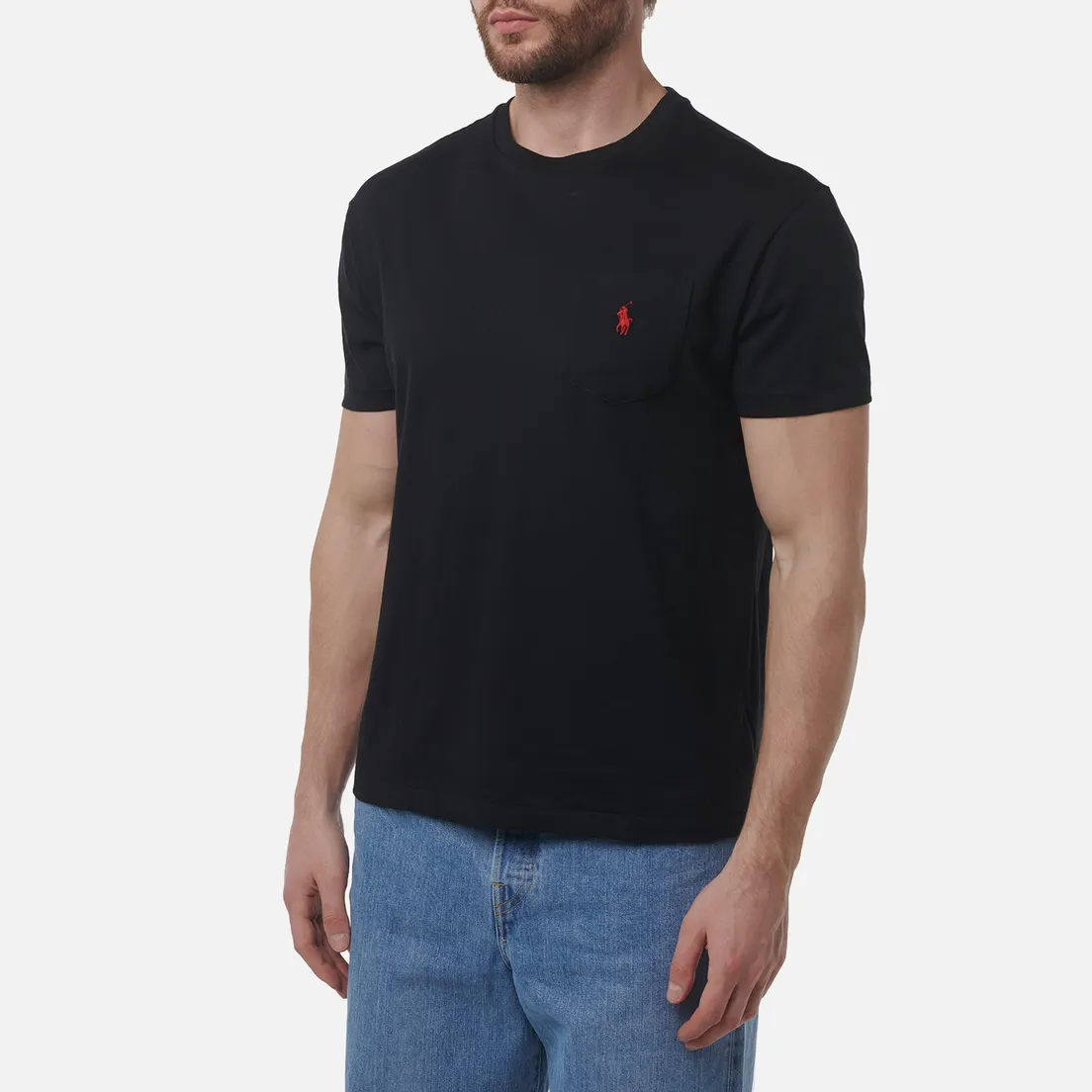 Polo Ralph Lauren Мужская футболка Embroidered Logo Pocket Classic Fit