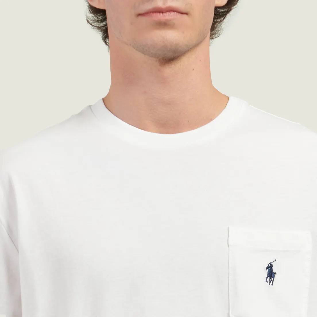 Polo Ralph Lauren Мужская футболка Embroidered Logo Pocket Classic Fit