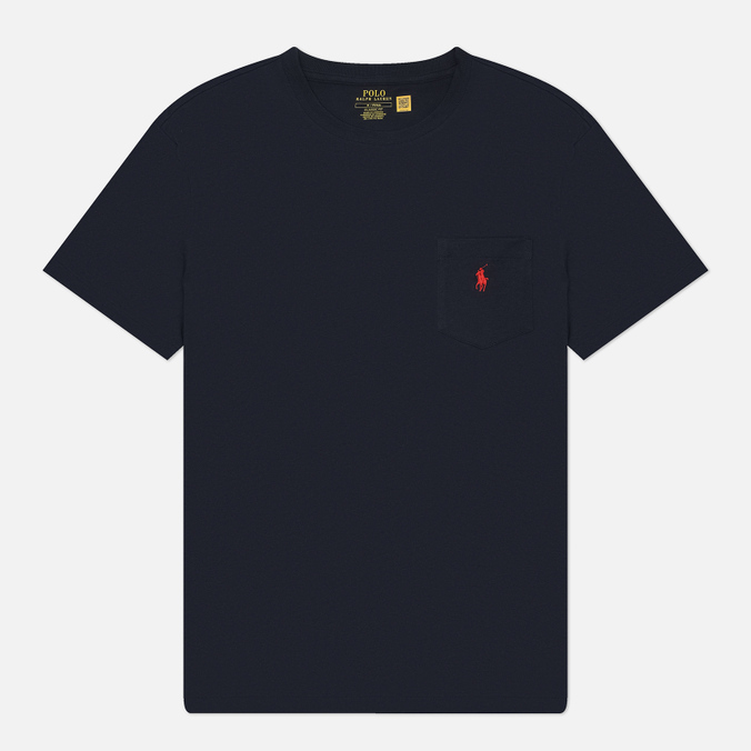 Мужская футболка Polo Ralph Lauren Embroidered Logo Pocket Classic Fit