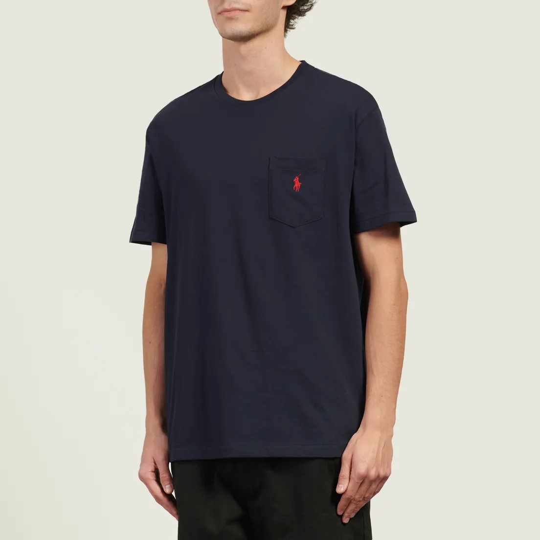 Polo Ralph Lauren Мужская футболка Embroidered Logo Pocket Classic Fit