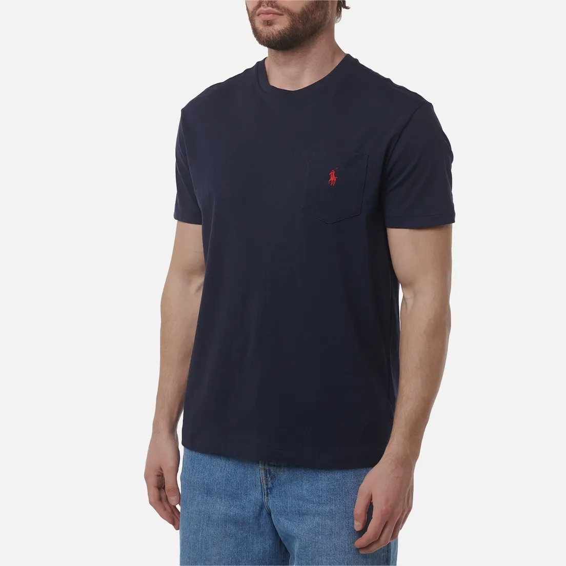 Polo Ralph Lauren Мужская футболка Embroidered Logo Pocket Classic Fit
