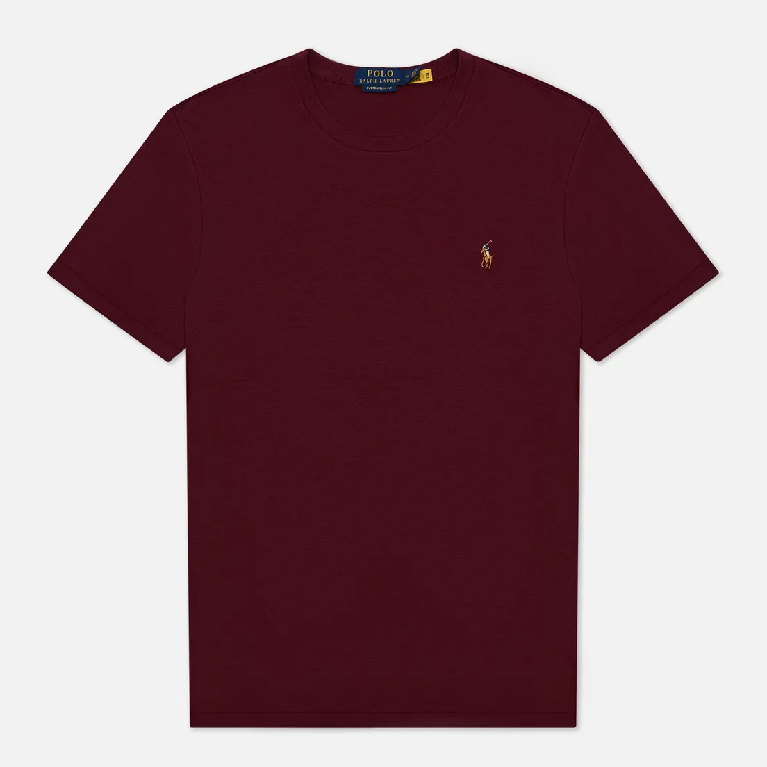 Polo Ralph Lauren Мужская футболка Custom Slim Fit Interlock