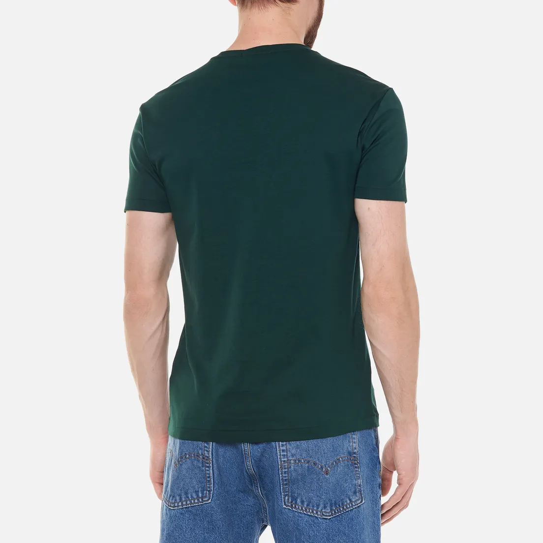 Polo Ralph Lauren Мужская футболка Custom Slim Fit Interlock
