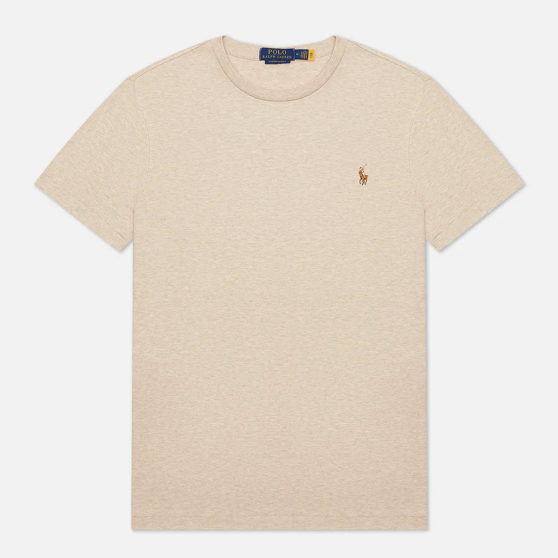 Polo Ralph Lauren Мужская футболка Custom Slim Fit Interlock