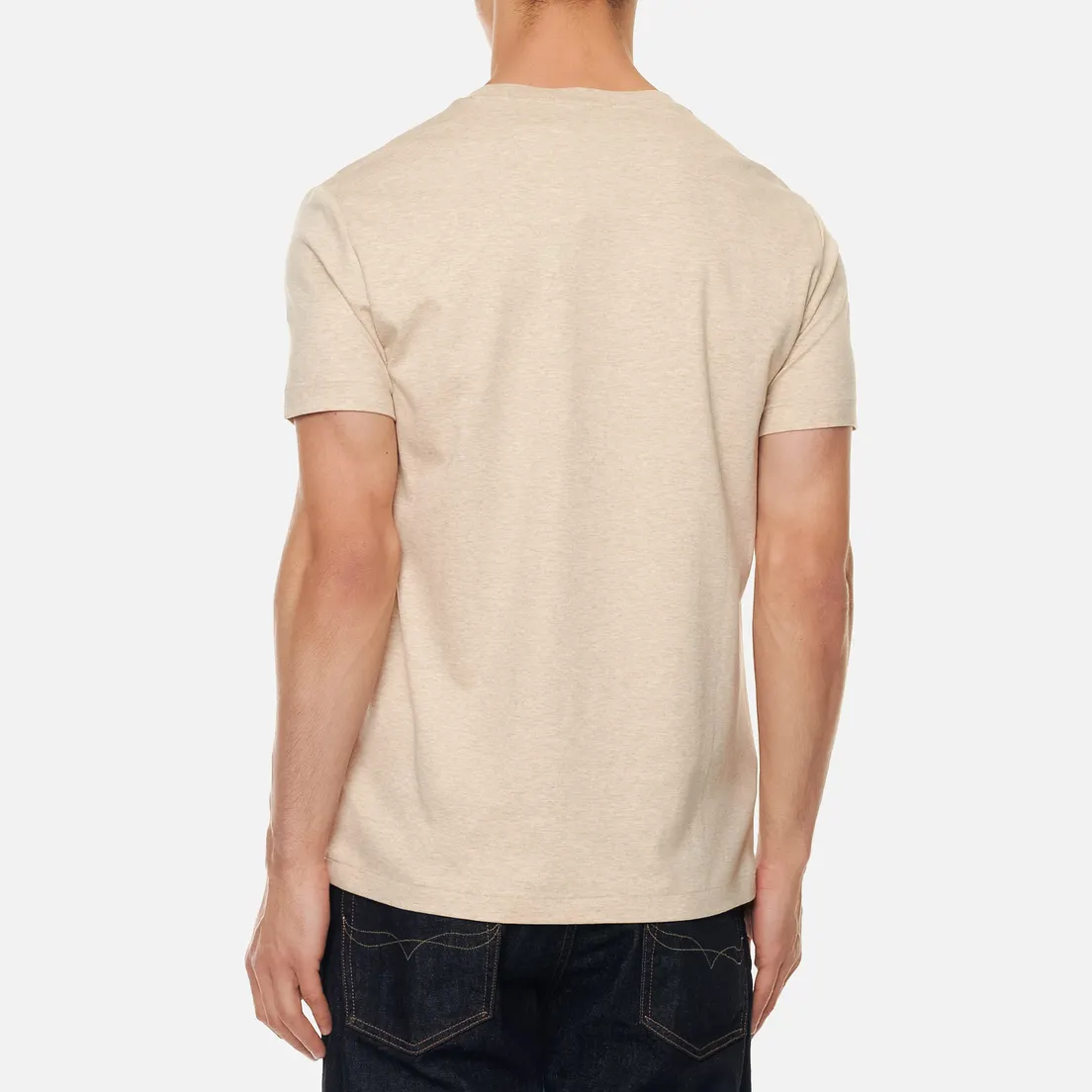 Polo Ralph Lauren Мужская футболка Custom Slim Fit Interlock