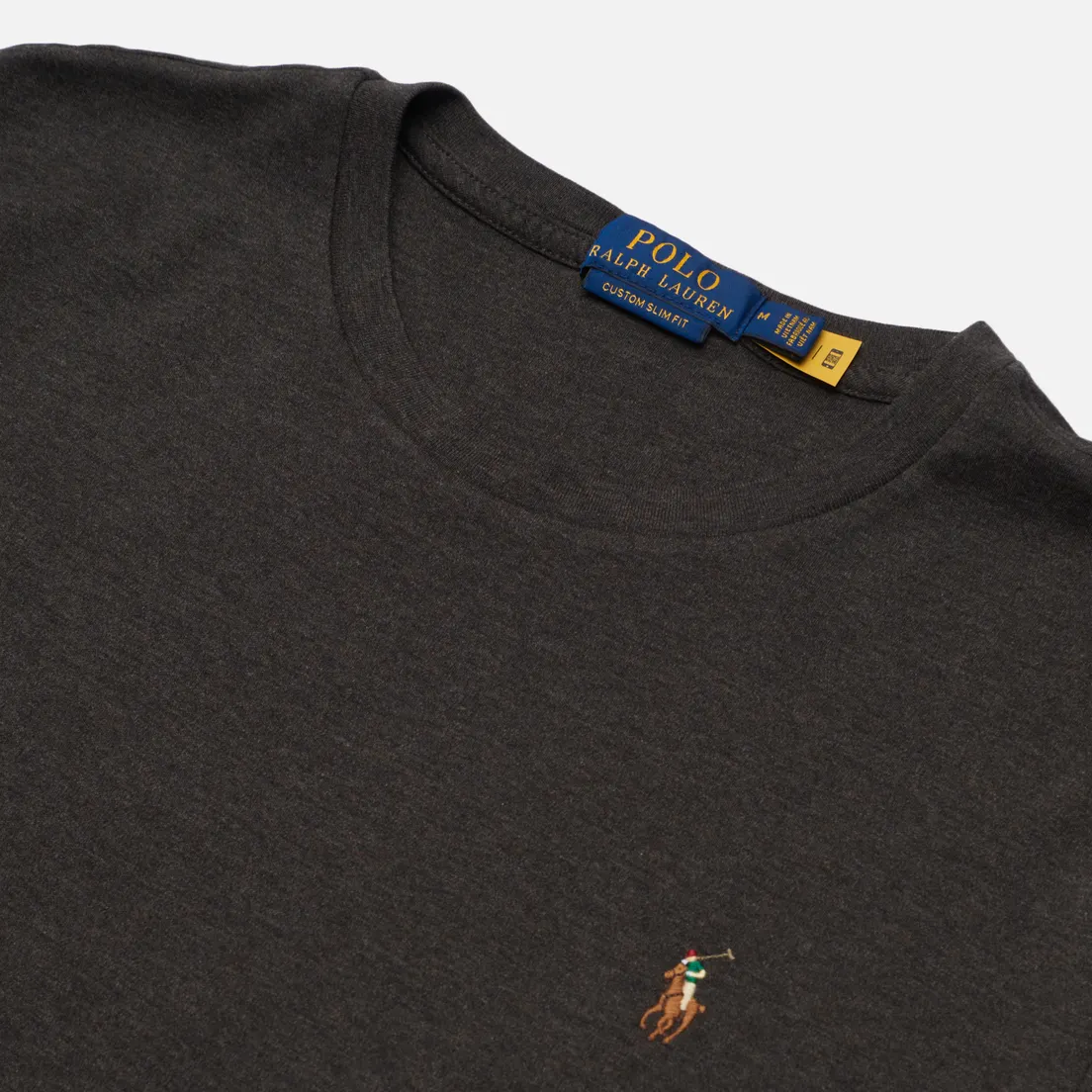 Polo Ralph Lauren Мужская футболка Custom Slim Fit Interlock