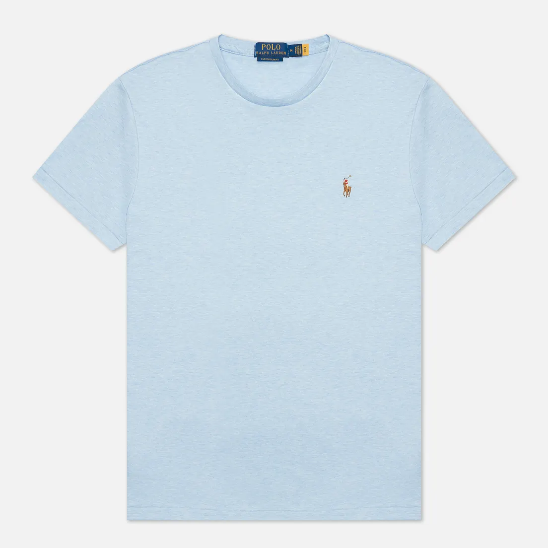 Polo Ralph Lauren Мужская футболка Custom Slim Fit Interlock