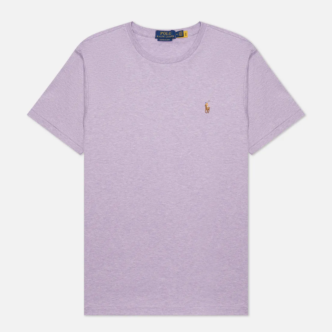 Polo Ralph Lauren Мужская футболка Custom Slim Fit Interlock