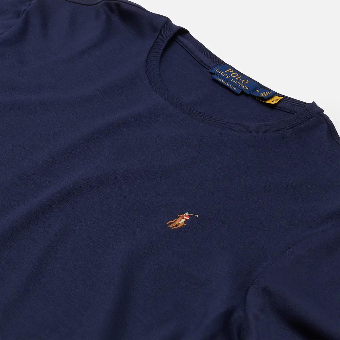 Polo Ralph Lauren Мужской лонгслив Custom Slim Fit Interlock