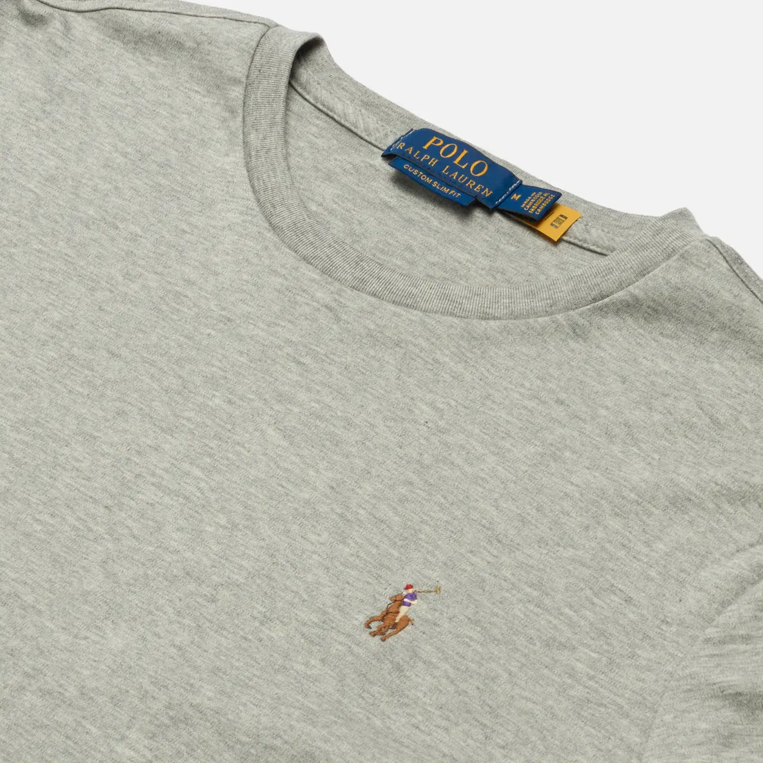 Polo Ralph Lauren Мужской лонгслив Custom Slim Fit Interlock
