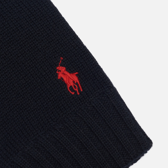 Перчатки Polo Ralph Lauren Merino Wool Embroidered Polo Pony Black