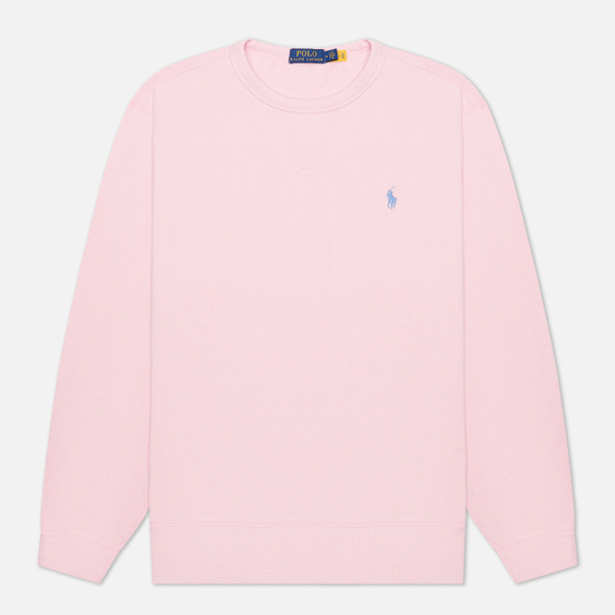 Мужская толстовка Polo Ralph Lauren Embroidered Pony Fleece Crew Neck Carmel Pink