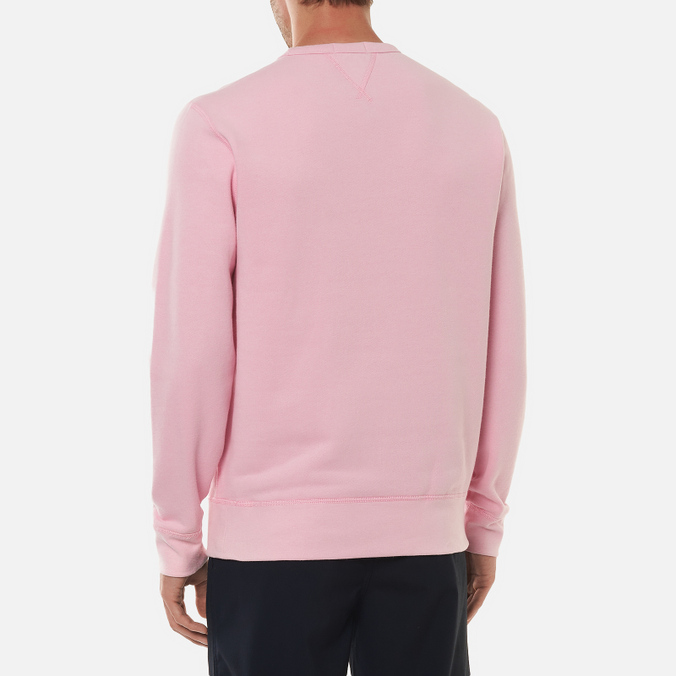 Мужская толстовка Polo Ralph Lauren, цвет розовый, размер S 710-766772-018 Embroidered Pony Fleece Crew Neck - фото 4
