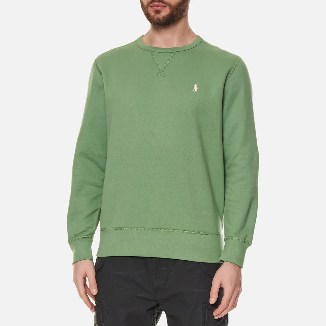 Polo Ralph Lauren Мужская толстовка Embroidered Pony Fleece Crew Neck