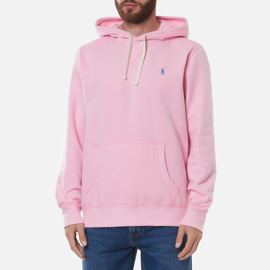 Мужская толстовка Polo Ralph Lauren Embroidered Pony Fleece Hoodie Carmel Pink