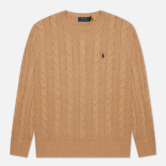 Мужской свитер Polo Ralph Lauren Driver Cotton Cable Camel Melange