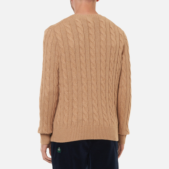 Мужской свитер Polo Ralph Lauren Driver Cotton Cable Camel Melange