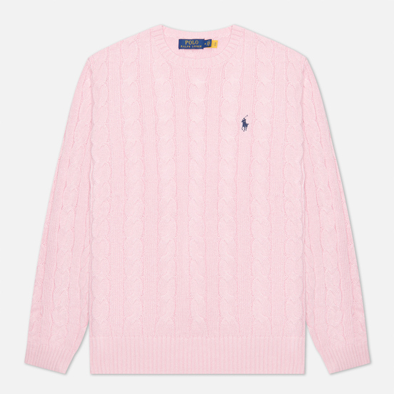 Мужской свитер Polo Ralph Lauren Driver Cotton Cable Carmel Pink