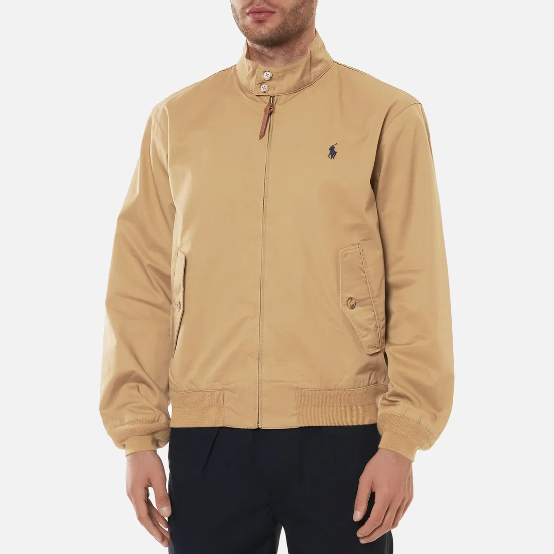 Polo Ralph Lauren Мужская куртка харрингтон Twill Mockneck City Baracuda