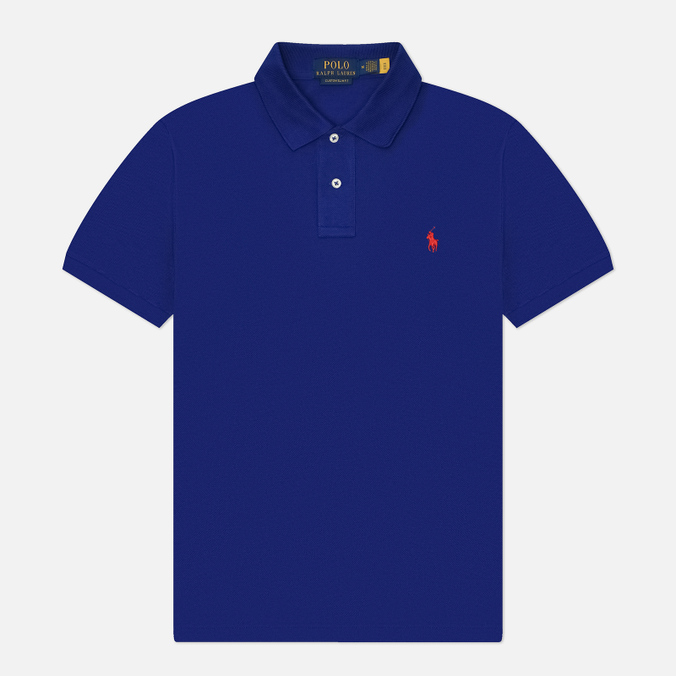 Мужское поло Polo Ralph Lauren The Iconic Basic Mesh Custom Slim Fit