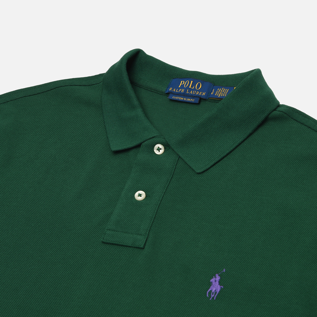 Polo Ralph Lauren Мужское поло The Iconic Basic Mesh Custom Slim Fit