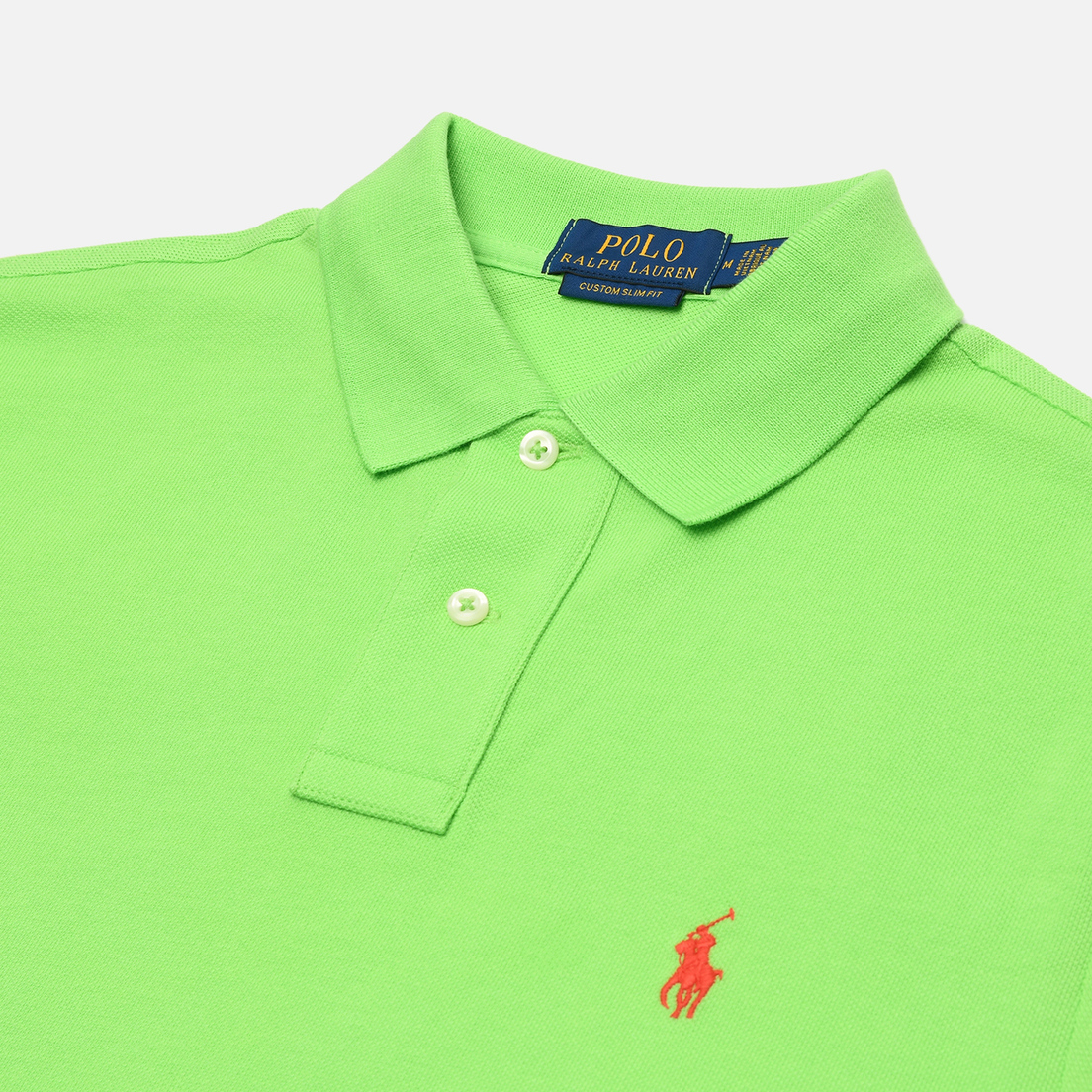 Polo Ralph Lauren Мужское поло The Iconic Basic Mesh Custom Slim Fit