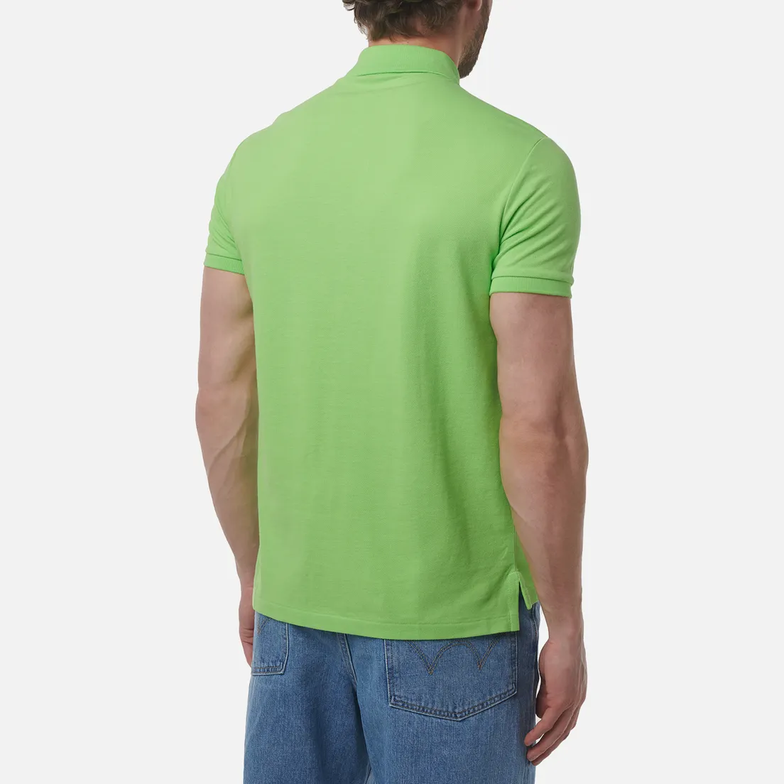 Polo Ralph Lauren Мужское поло The Iconic Basic Mesh Custom Slim Fit