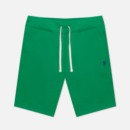 Мужские шорты Polo Ralph Lauren Cabin Fleece, цвет зелёный, размер L