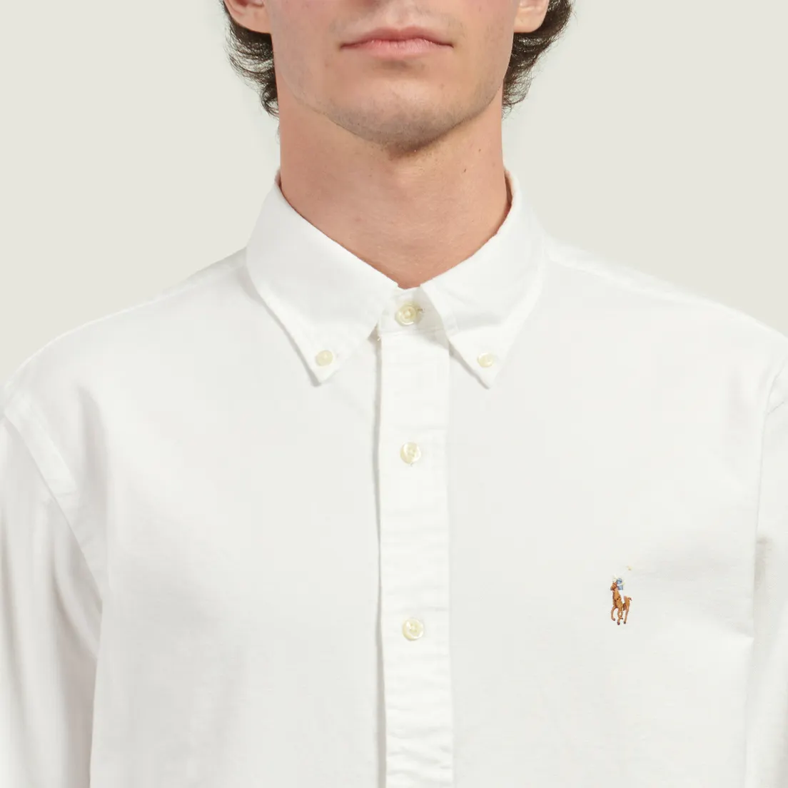 Polo Ralph Lauren Мужская рубашка Classic Oxford Custom Fit