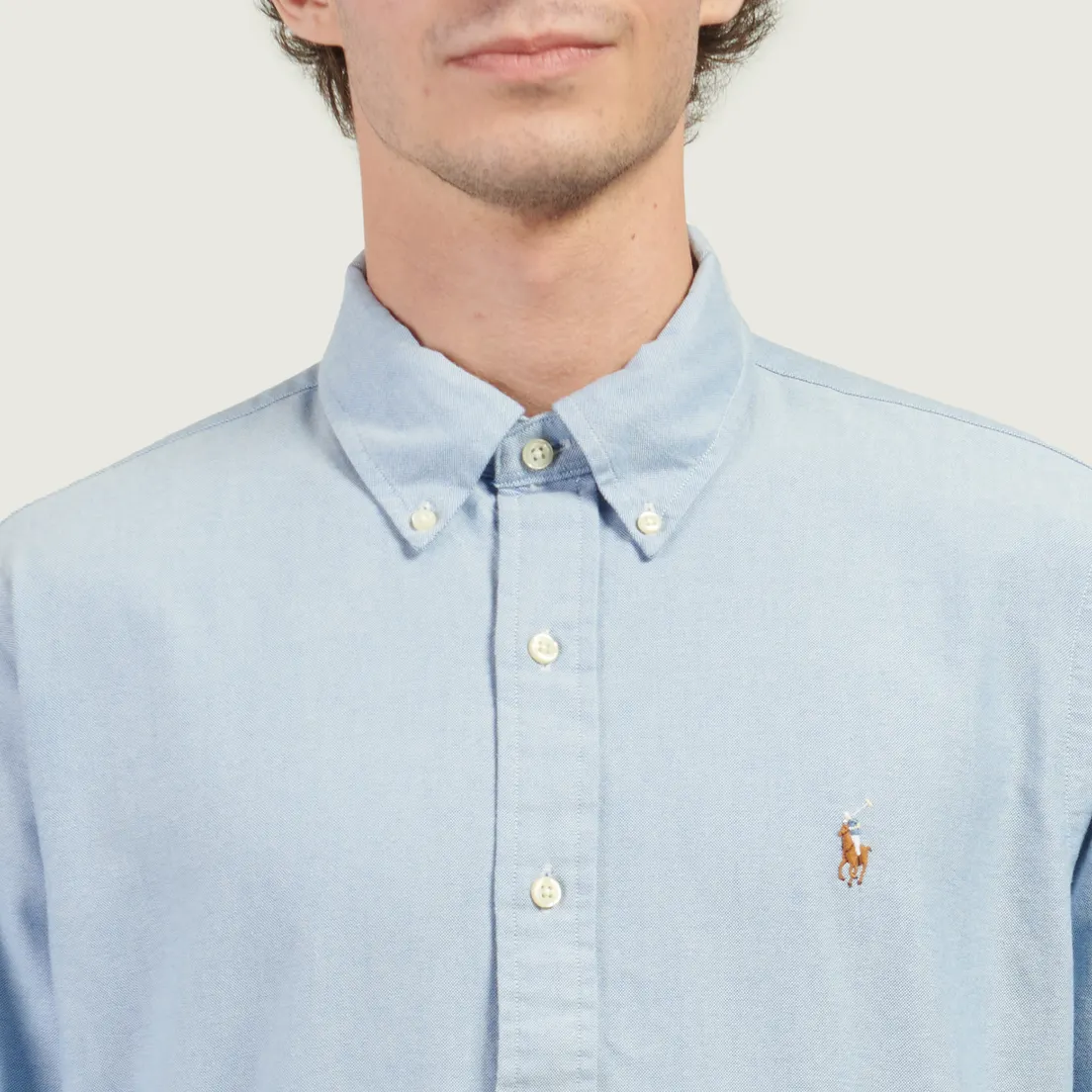 Polo Ralph Lauren Мужская рубашка Classic Oxford Custom Fit