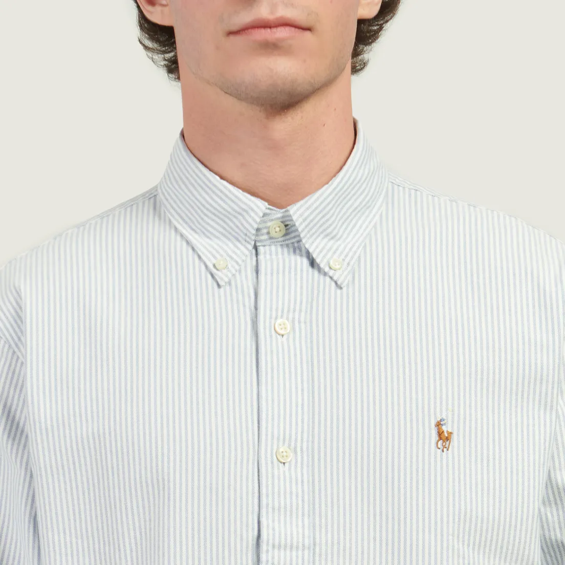 Polo Ralph Lauren Мужская рубашка Classic Oxford Custom Fit