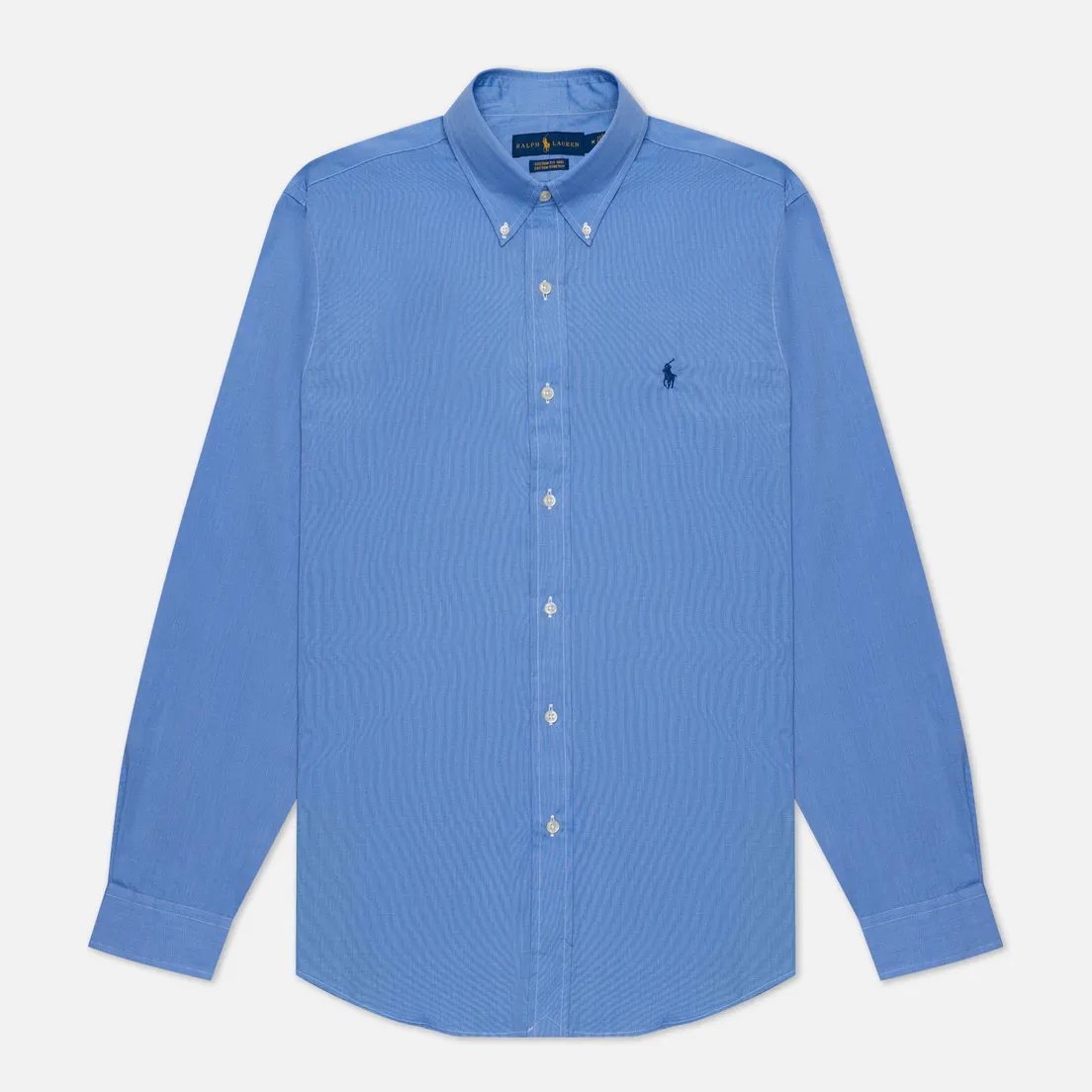 Polo Ralph Lauren Мужская рубашка Custom Fit Polo Pony Color Natural Stretch Poplin
