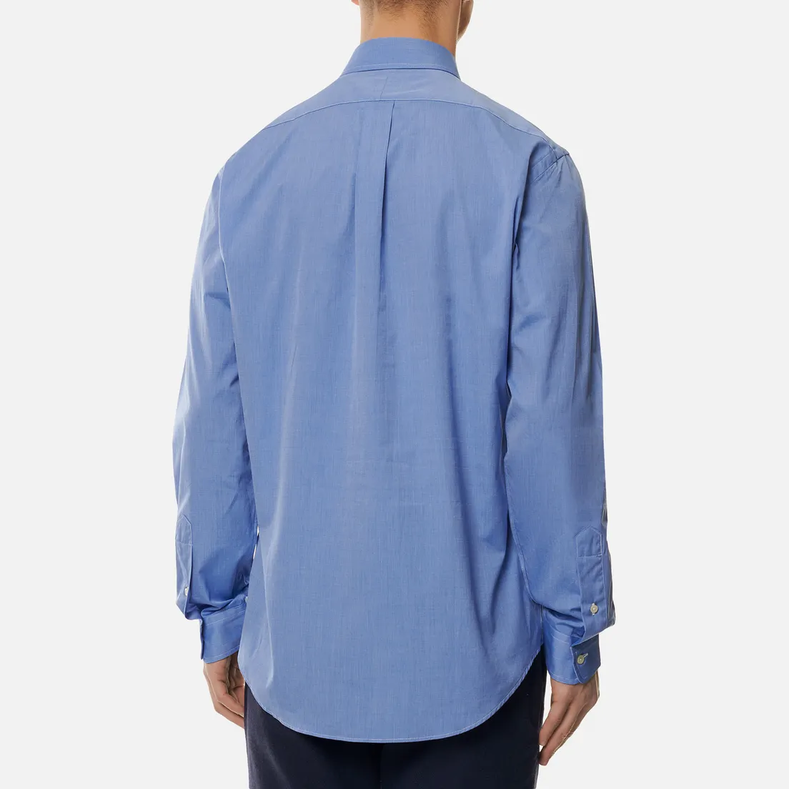 Polo Ralph Lauren Мужская рубашка Custom Fit Polo Pony Color Natural Stretch Poplin