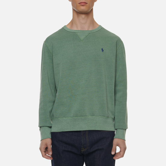Мужская толстовка Polo Ralph Lauren Garment Dyed Fleece Pistachio
