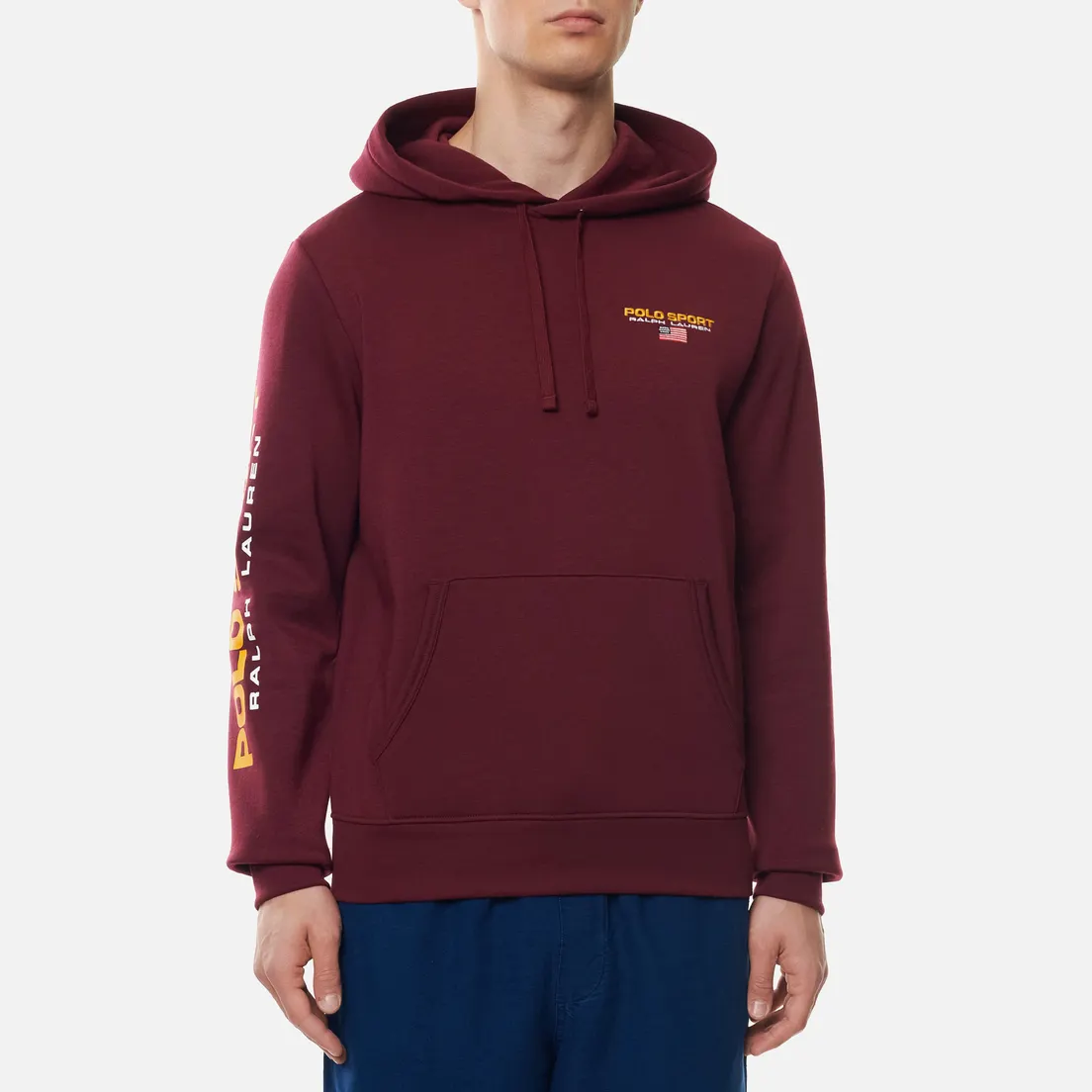 Polo Ralph Lauren Мужская толстовка Polo Sport Hoodie Neon Fleece