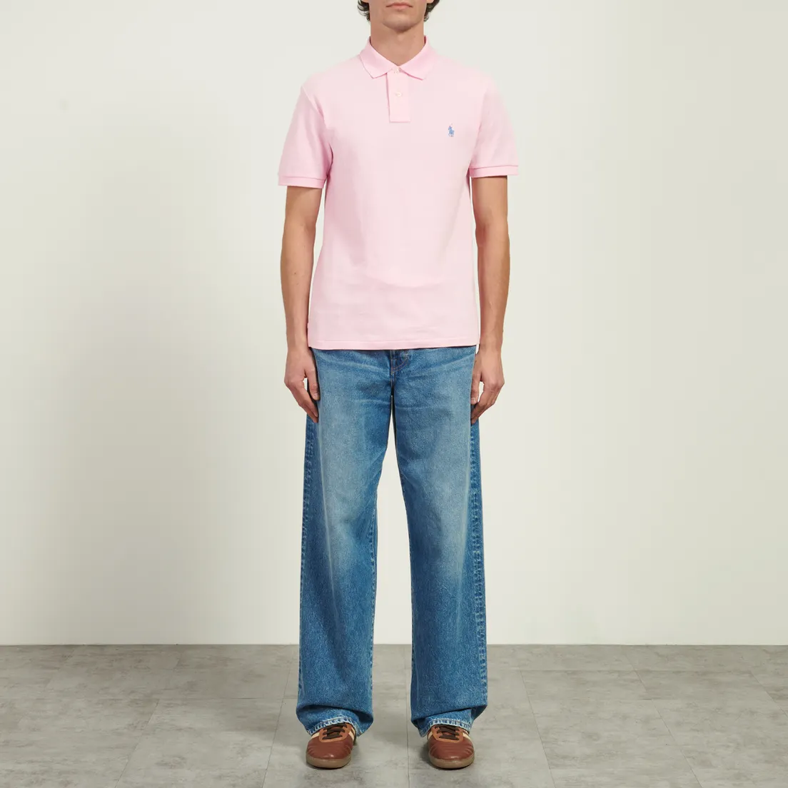 Polo Ralph Lauren Мужское поло The Iconic Basic Mesh Slim Fit