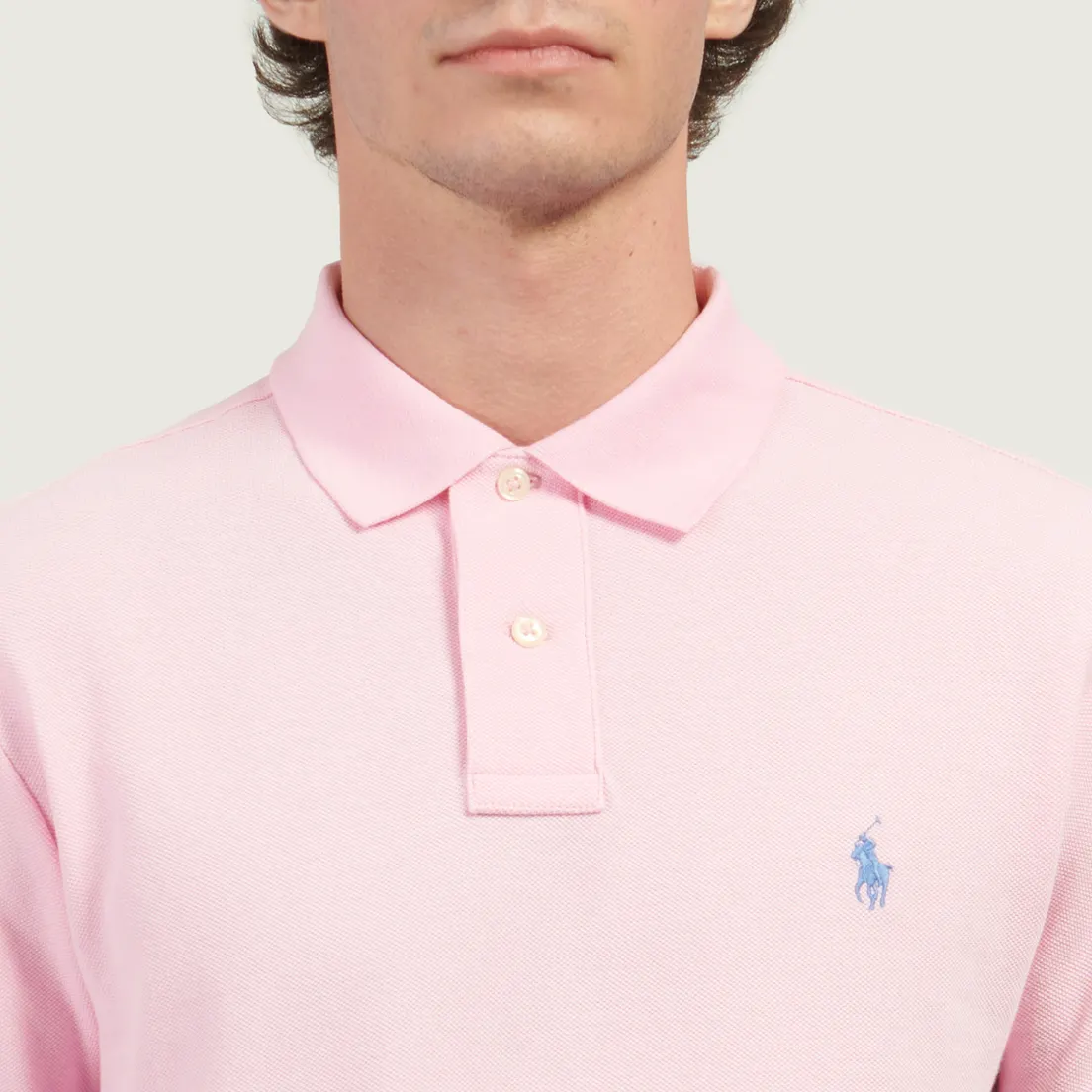 Polo Ralph Lauren Мужское поло The Iconic Basic Mesh Slim Fit