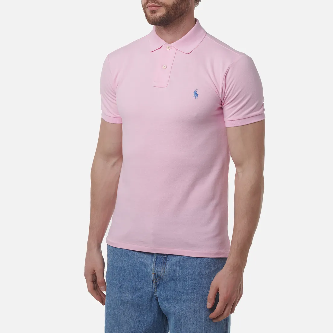 Polo Ralph Lauren Мужское поло The Iconic Basic Mesh Slim Fit