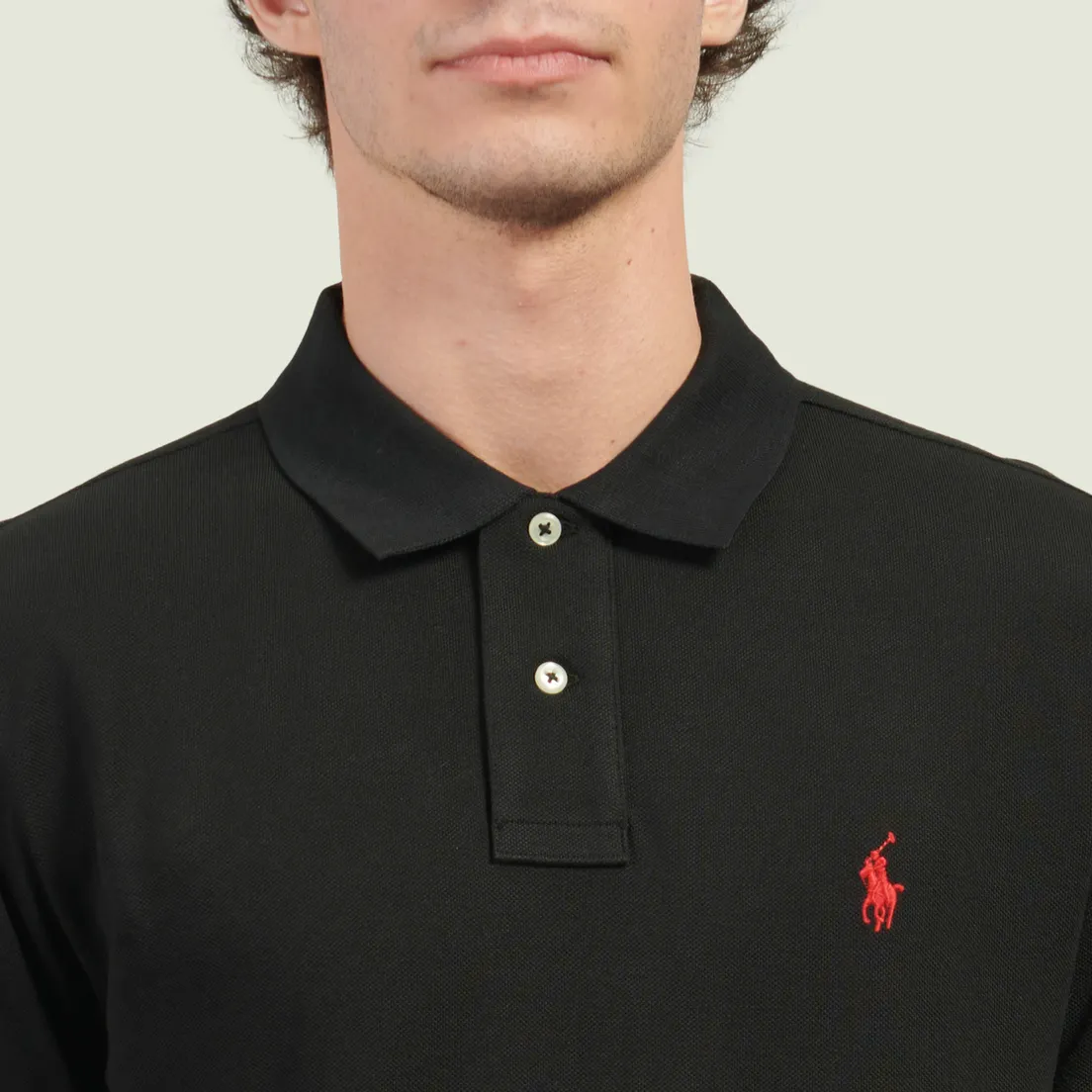 Polo Ralph Lauren Мужское поло The Iconic Basic Mesh Slim Fit