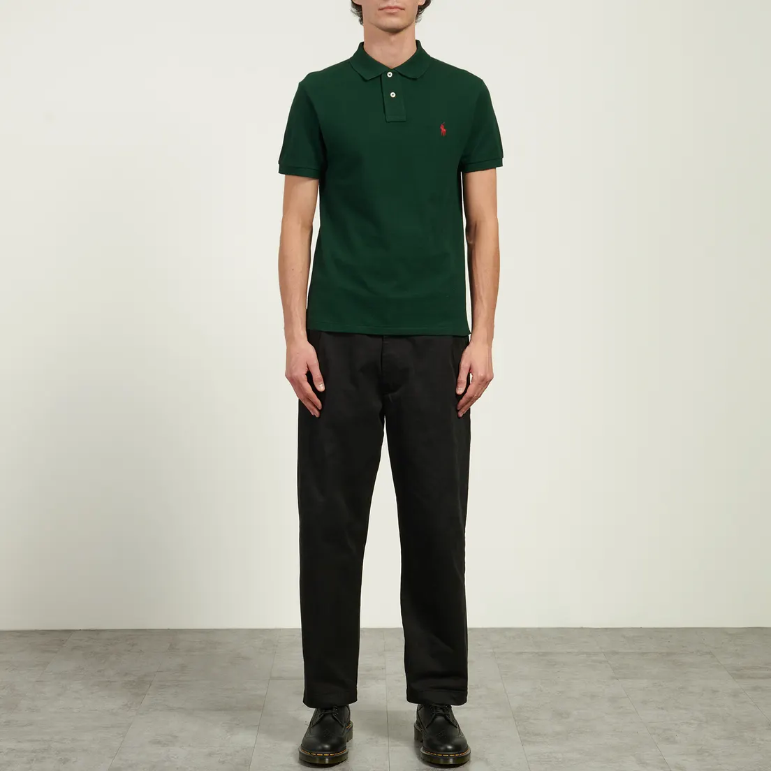 Polo Ralph Lauren Мужское поло The Iconic Basic Mesh Slim Fit