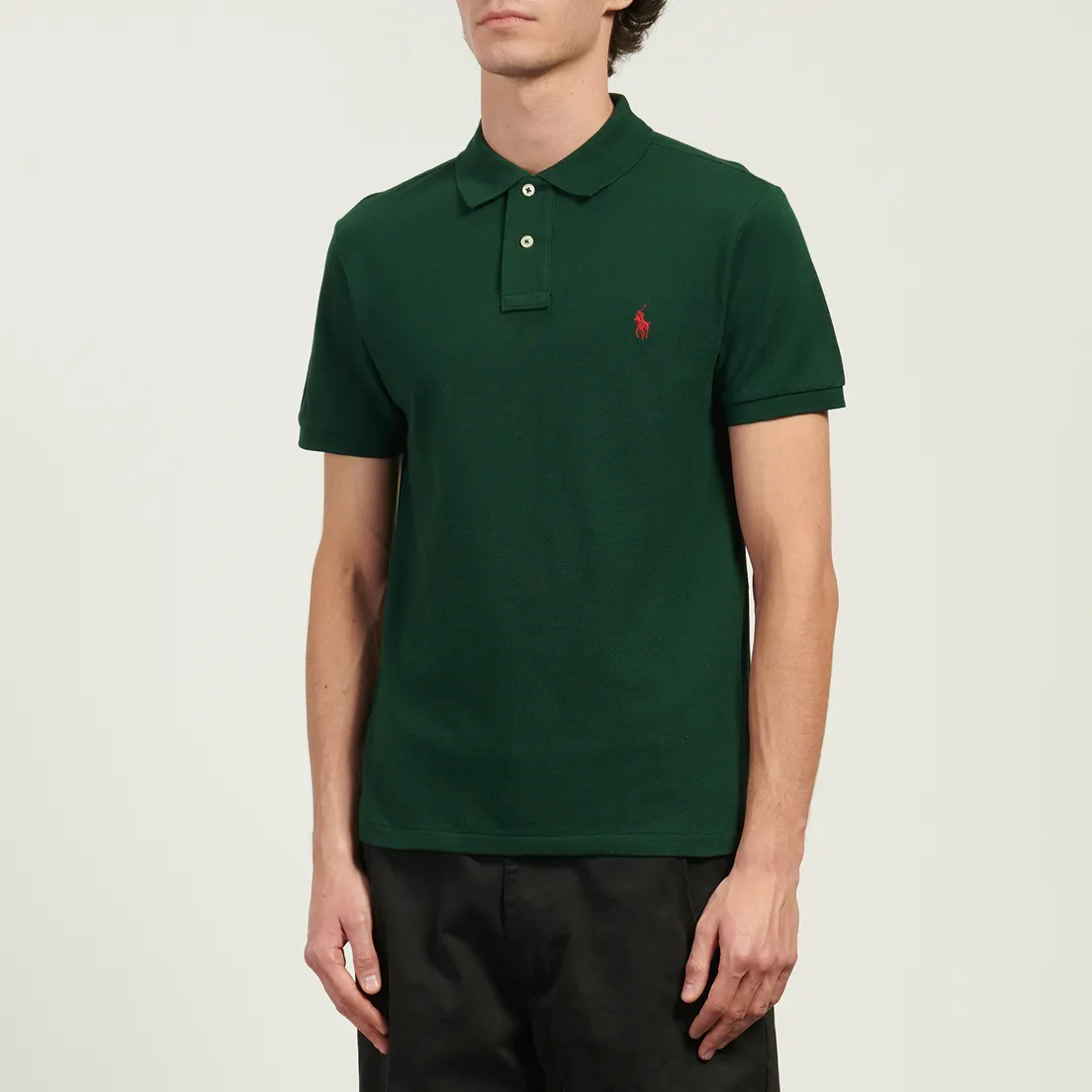 Polo Ralph Lauren Мужское поло The Iconic Basic Mesh Slim Fit