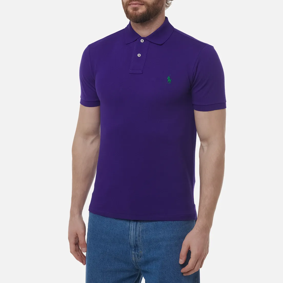 Polo Ralph Lauren Мужское поло The Iconic Basic Mesh Slim Fit